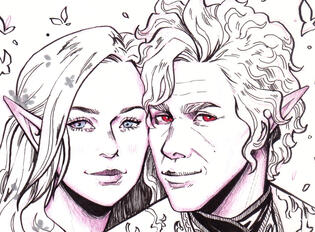 Astarion Ancunín x Ellie Beatrice W.